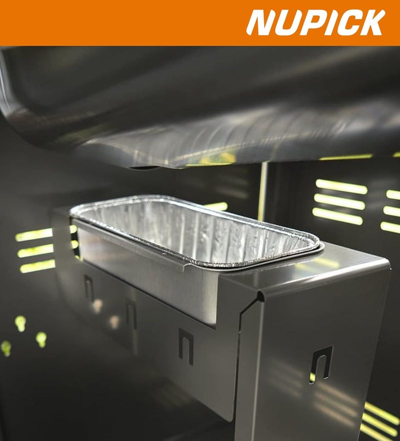 NUPICK 35 Pack Drip Pan Compatible for Weber SmokeFire EX4 / EX6 / EPX6, Genesis II 400/600, Summit 400/600 Series Grills, Fit for Weber 36” & 28” Griddle, 11.4" x 2.9" x 4.75" - Image 5